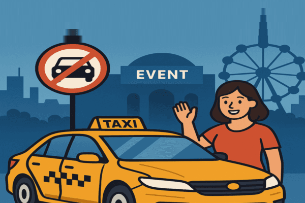 5 Redenen om een taxi te boeken in plaats van zelf te rijden naar een evenement
